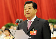 賈慶林主持閉幕會并講話