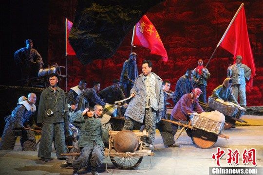 大型話劇《紅旗渠》在國家大劇院亮相